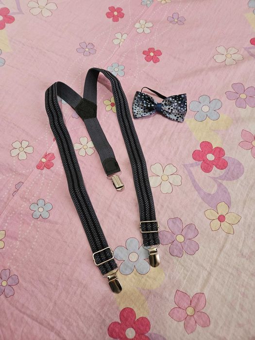 Подтяжки и бабочка