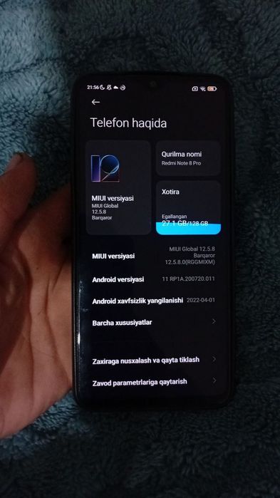 Xiaomi Redmi note 8 pro