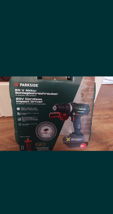 Masina bormasina de găurit și insurubat cu percutie Parkside PSBSA 20