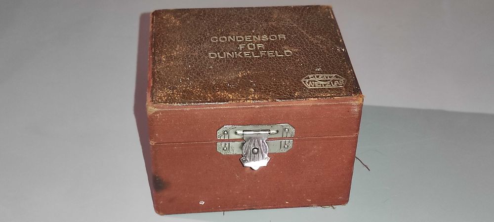 Lentilă condensatoare antică pentru microscop W.H. SEIBERT & WETZLAR, - 150 RON