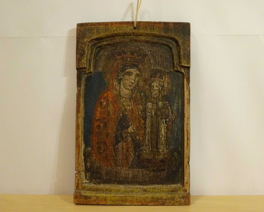 Icoana Maica Domnului ‚Floarea nepieritoare’|Lemn pictat| Veche