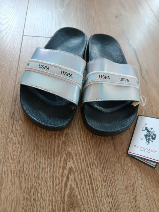 Нови дамски  оригинални чехли US Polo ASSN