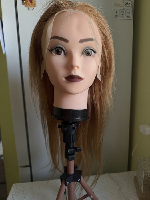 Натуральный парик ( полусистема)