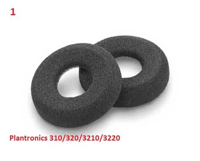 Дунапренени наушници за слушалки Plantronics - комплект 2 бр.