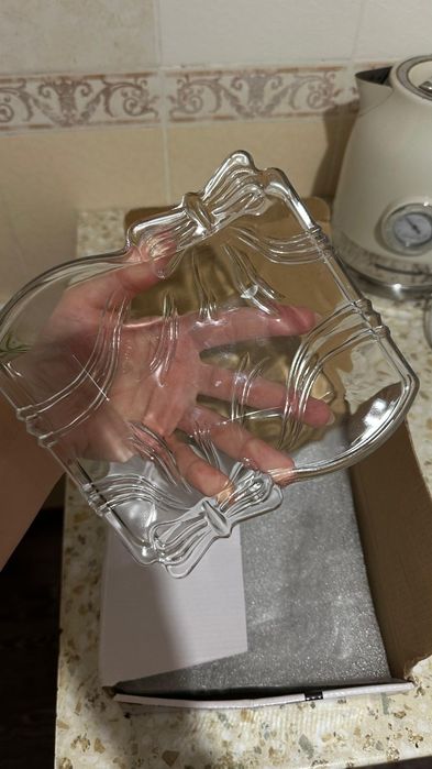 Тарелки стеклянные набор 6 шт