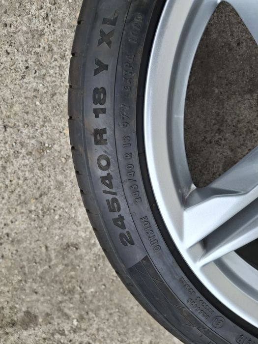 Перфектни джанти 5х112 18 8.5j et29 с много добри гуми