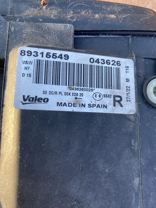 Десен фар Vw Passat B6 Xenon 89315549