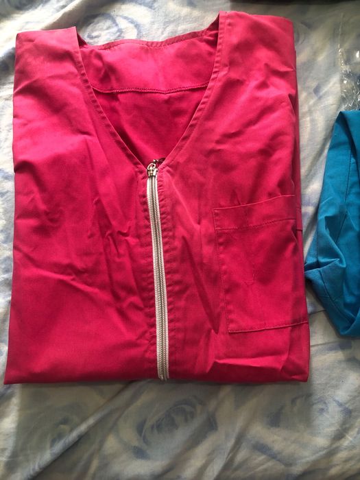Bluza personal medical , XL , Fuchsia , 52, fermoar