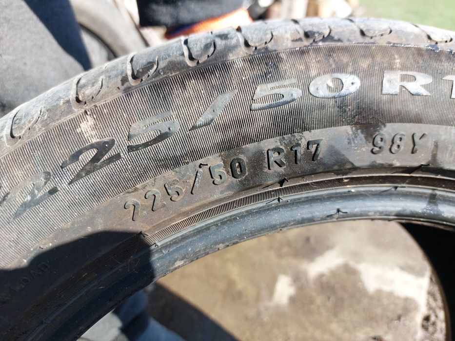 Set 2 anvelope profil vara 225 50 R17 stare buna Dot 2020