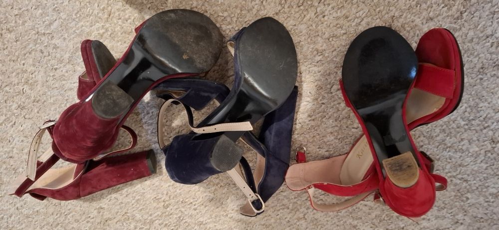 Sandale toc_ lot_ piele _nr 33 dama