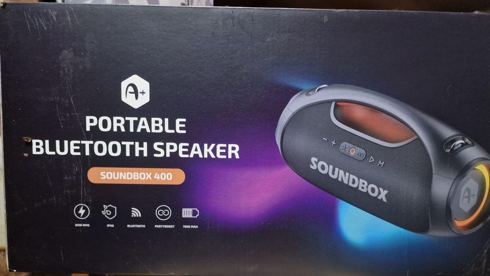 А +  Soundbox 400 Bluetooth speaker , Блутут Тонколона 60w RMS