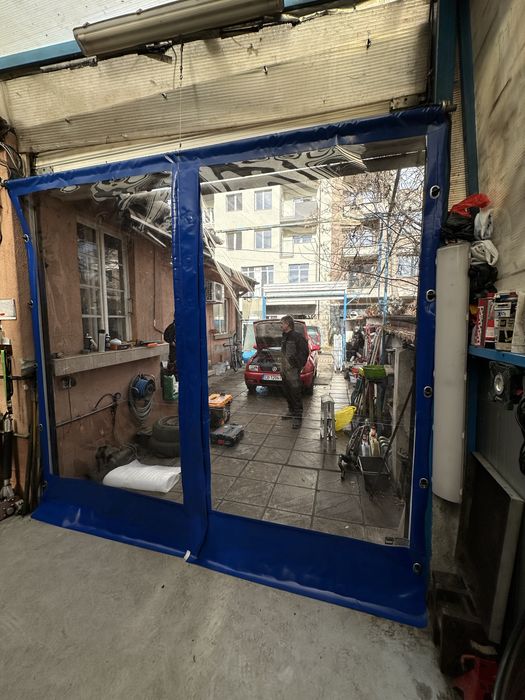 Ветроупорни завеси PVC прегради прозрачен винил кристал найлон барбекю