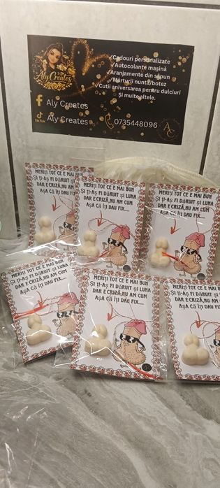 Lot 6 mărțișoare nude