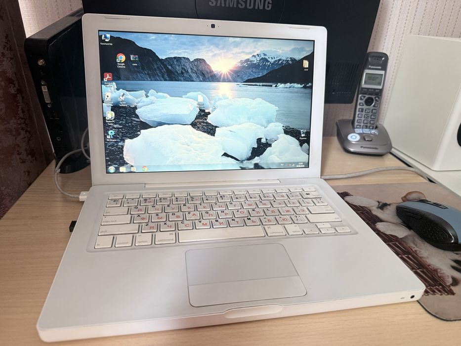 Apple Macbook White’ 13 A1181 на Windows 7