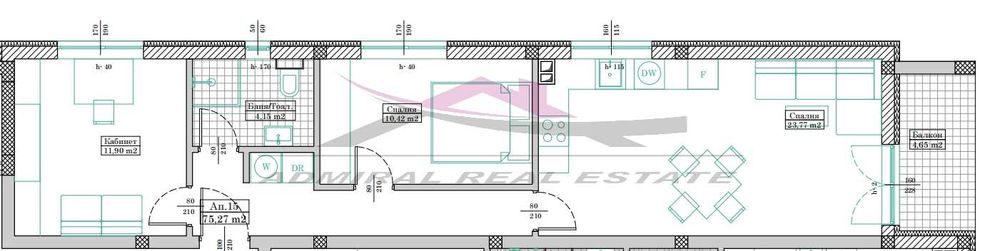 Продава се Тристаен апартамент в Варна, Кайсиева градина - 90 кв.м за 1088 €/кв.м - Снимка #1