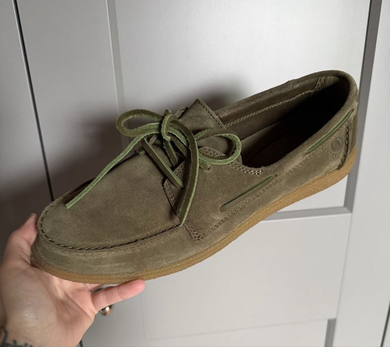 Mocasini CLARKS din piele întoarsă