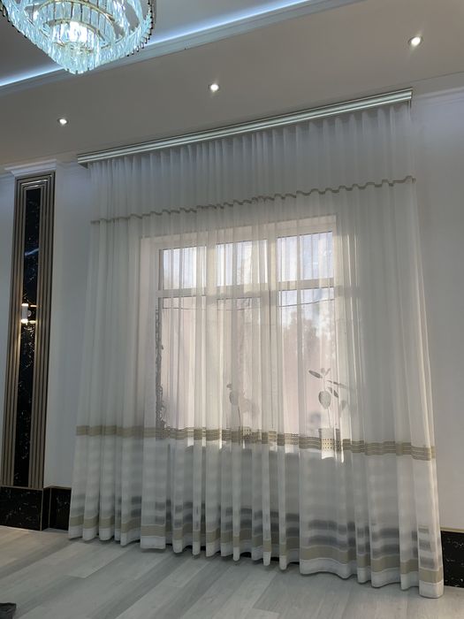 Parda olib yuvib osish xizmati arzon narxda!