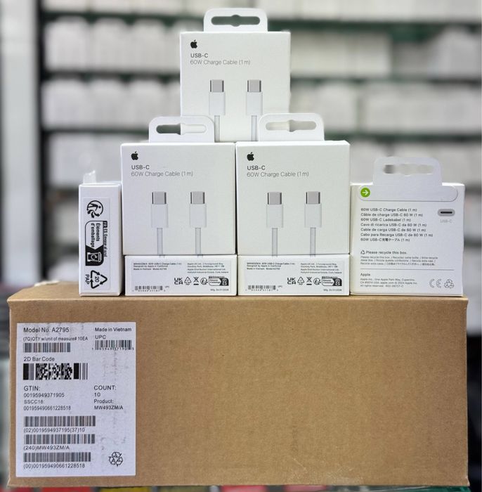 Komplekt iPhone Zaryadchik Original Зарядка для Айфон Галофка, Kabel