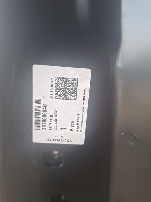Aripă spate volkswagen Caddy 2024 Aripi față Caddy 2024 Aripă spate dreapta nouă Volkswagen passat B 7 Berlină