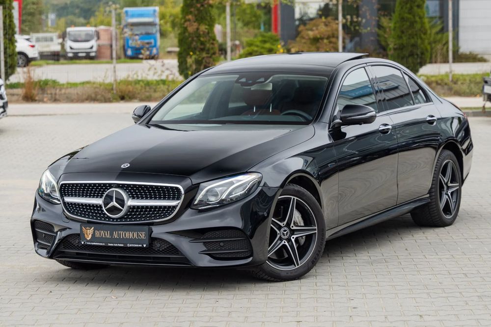 Mercedes-Benz E 300de, Tva deductibil, Amg interior / exterior, Piele maro, Burmester