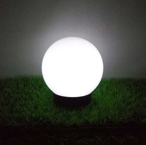 Lampi solare de gradina 30 x 63 cm, alb - NOI