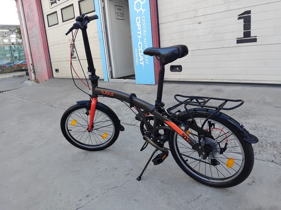 Vând bicicleta pliabila din aluminiu