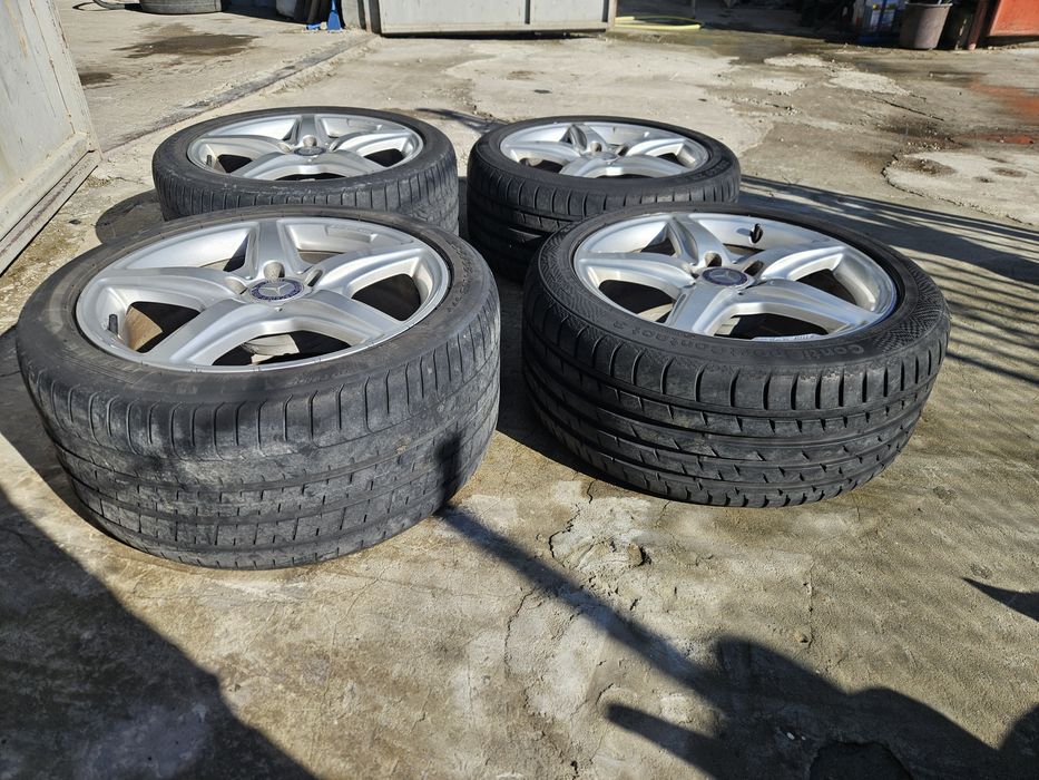 Джанти с гуми за Mercedes 5 x 112 спорт пакет 18 цола