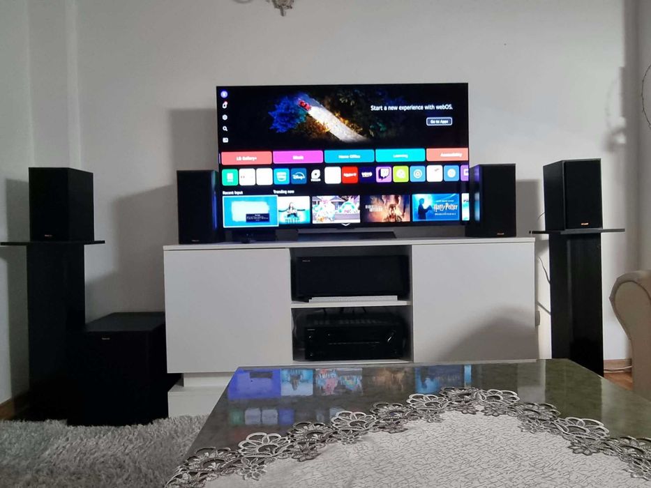 Set Home Theater 5.1 Klipsch + Onkyo TX-NR5100 + LG C3 55" OLED – stare ca nou