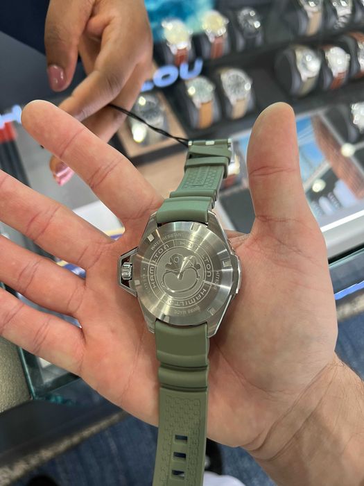 Hamilton Khaki Navy Frogman Auto  H77825331 NOU bon / garantie