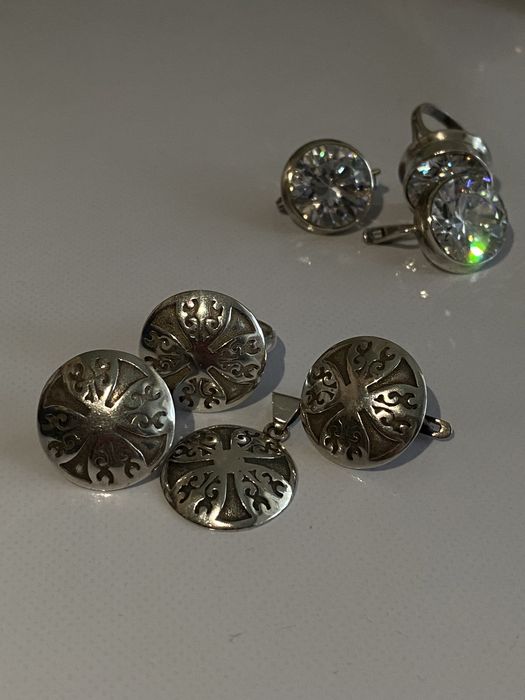 Красивые серебро 925 пробы наборы