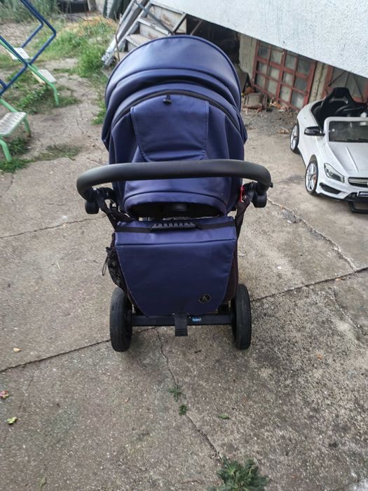 Бебешка количка 3 в 1 Tutek Grander VX Eco – Metalic Blue