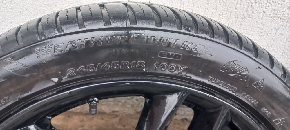 Jante MAM 18"5×112 + anvelope Bridgestone  M+S 245/45/18 D