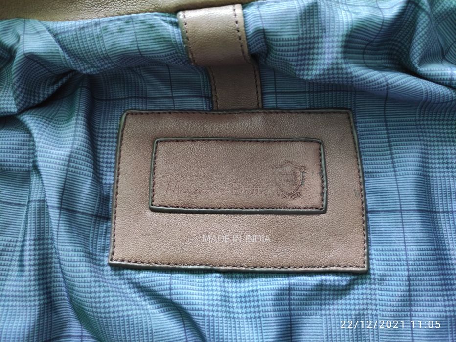Яке от естествена кожа Massimo Dutti, размер М