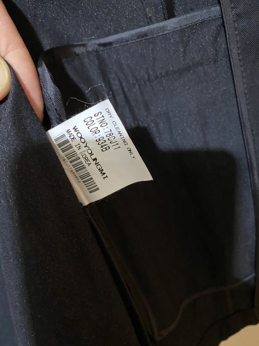 Sacou negru Wooyoungmi - retail 800 Euro