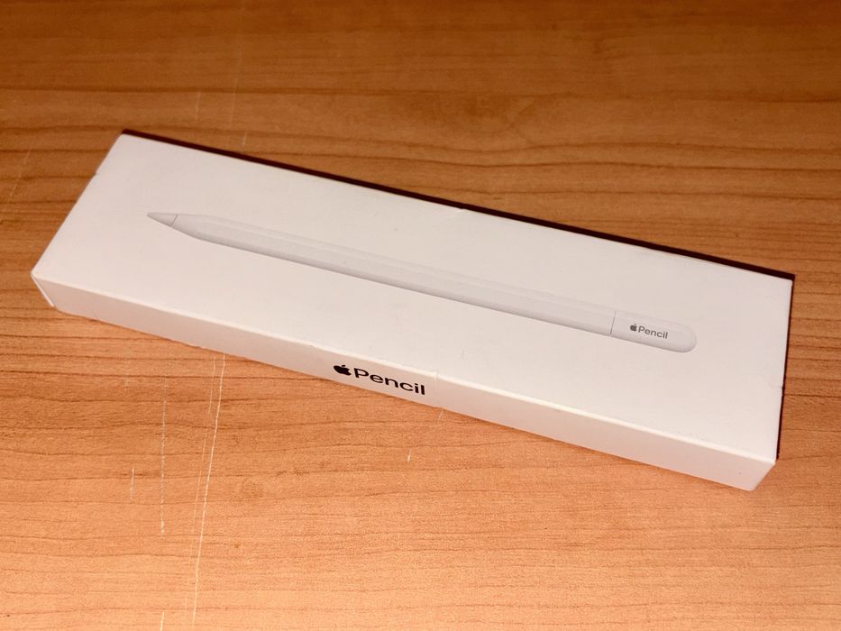 Apple Pencil (USB-C) - (чисто нов; не е отварян; идва в оригиналната опаковка)