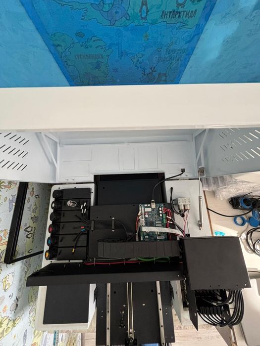 DTG принтер, термопресс, ноутбук