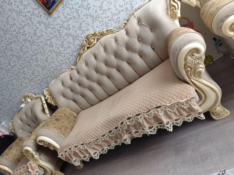 Продам диван и кресла б/у