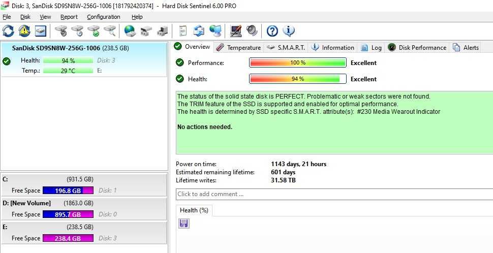 Solid State Drive SSD SanDisk X600 256GB, SATA III 6.0 Gb/s, 2280