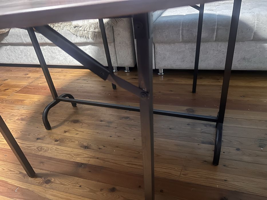 Овальный раскладной стол