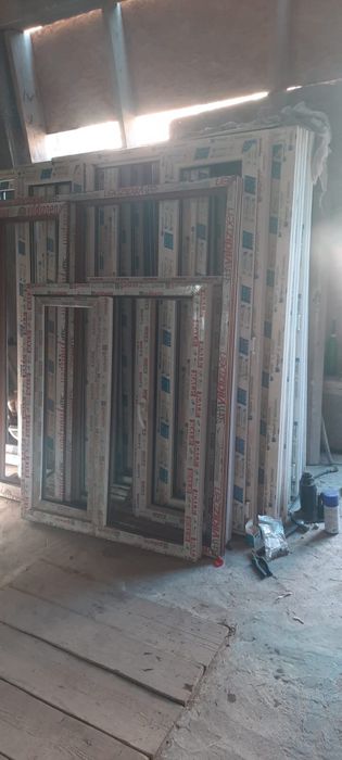 Пластиковые окна , без стекла