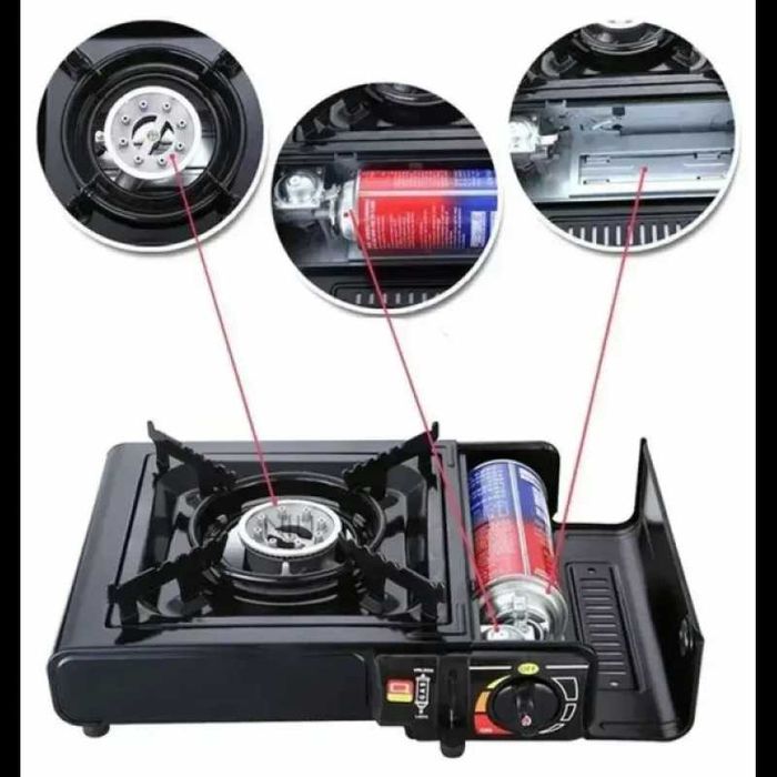 Преносим туристически газов котлон за къмпинг