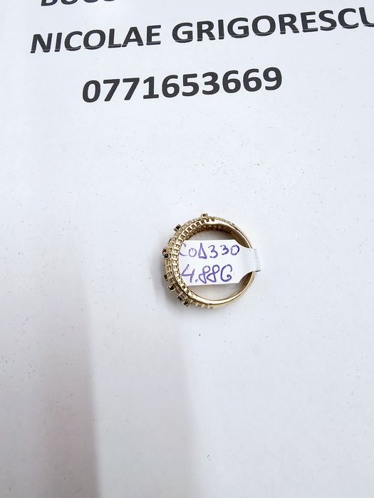 Vand inel dama din aur 14 k 4.88 g cod 330
