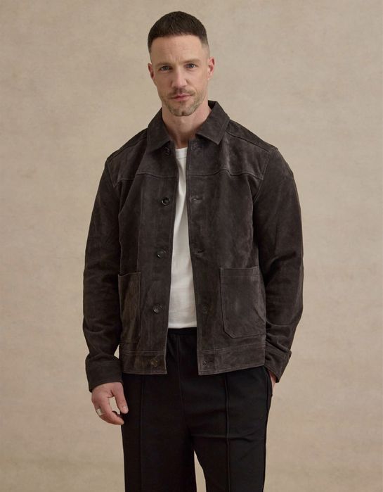 Dan Fox Apparel Leather Jacket мъжко кожено яке/естествена кожа -L