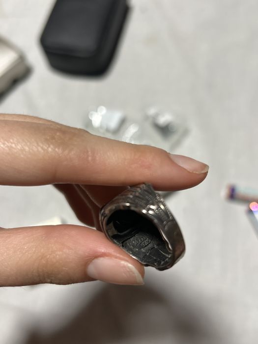 серебренная печатка