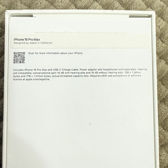 Продам iPhone 16 Pro max 256гб.