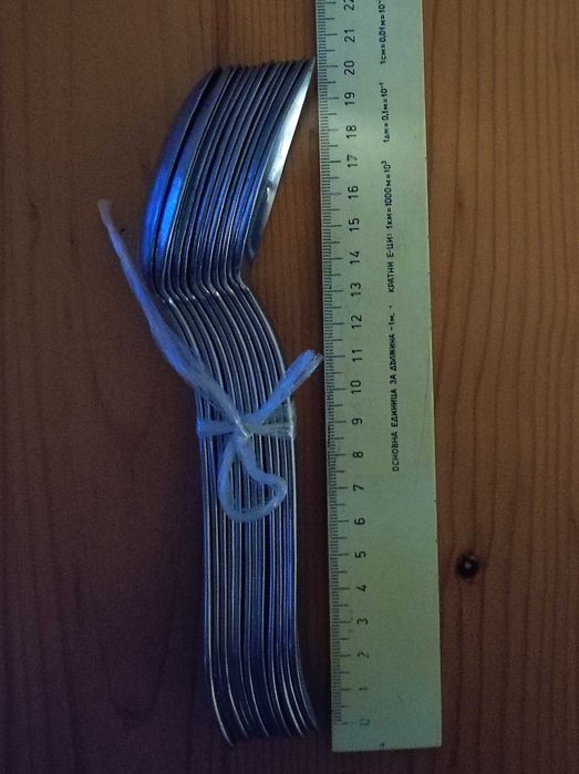 12 броя големи лъжици българско производство от соца