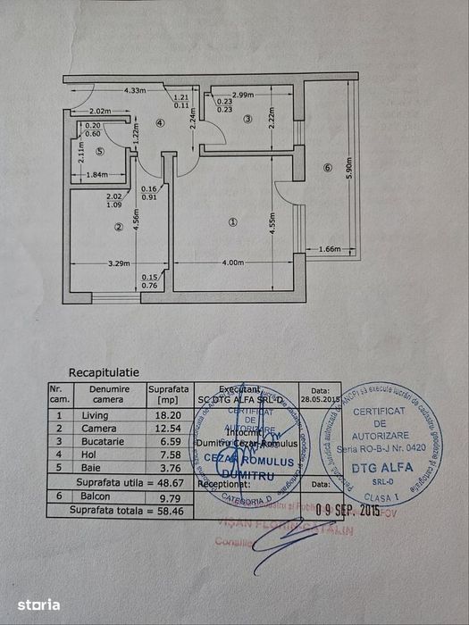 Apartament 2 camere decomandat/mobilat-utilat/metrou Dimitrie Leonida
