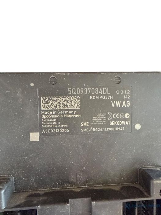 Modul De Confort Volkswagen Tiguan Ad1 2016 - > 5Q0937084Dl