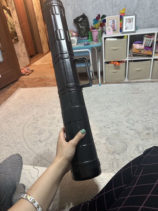 Тубус черный для бумаги