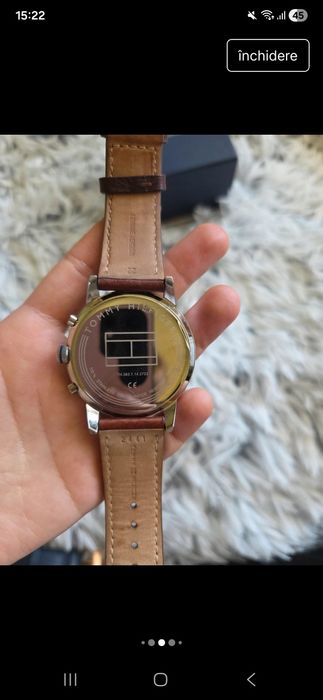 Ceas Tommy Hilfiger original curea piele naturala